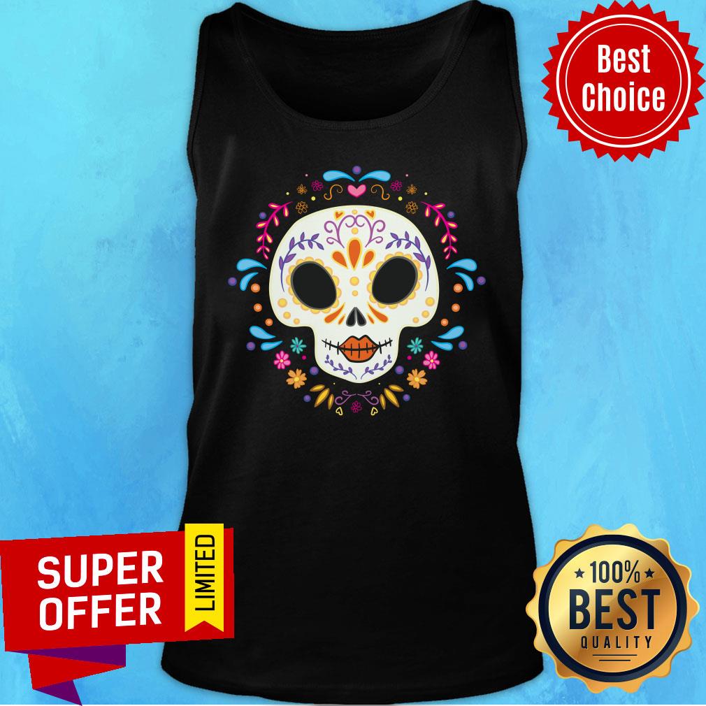 Art Sugar Skull Day Of The Dead Shirt