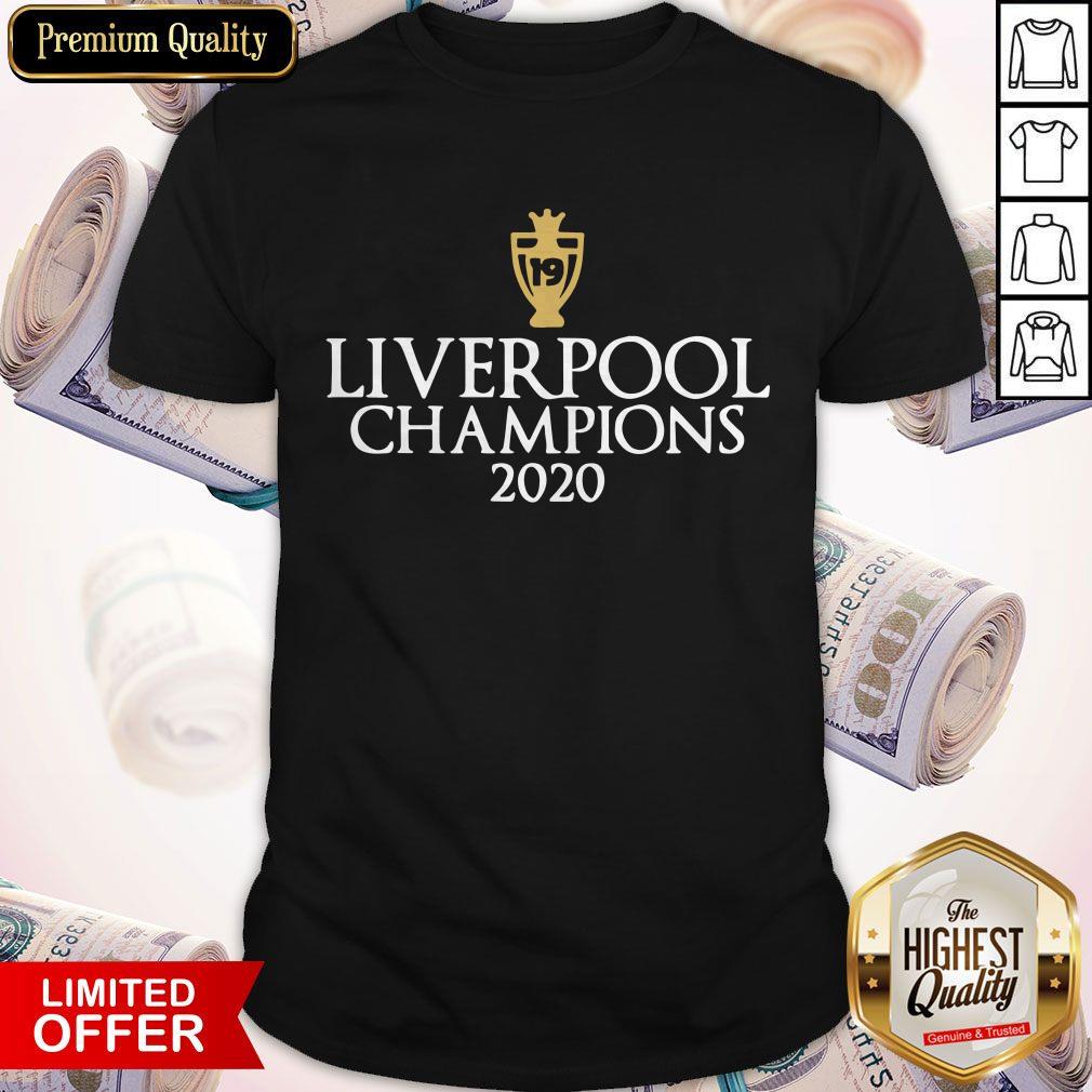 Attractive 19 Liverpool Champions 2020 Shirt