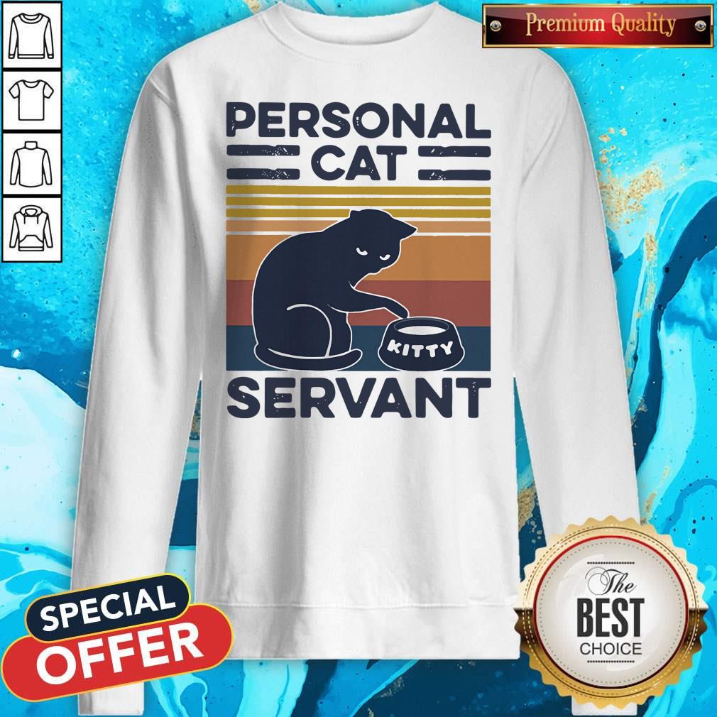 Awesome Cat Personal Cat Kitty Servant Vintage Shirt