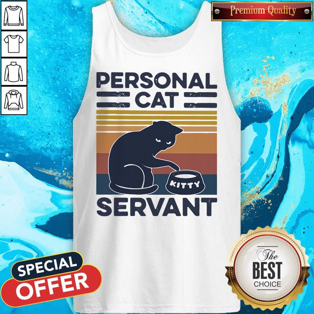 Awesome Cat Personal Cat Kitty Servant Vintage Shirt