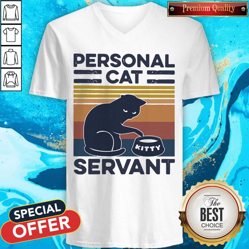 Awesome Cat Personal Cat Kitty Servant Vintage Shirt