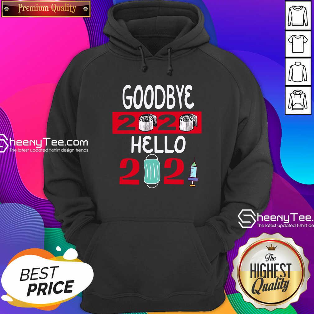 Awesome Goodbye 2020 Toilet Paper Hello 2021 Mask Vaccine Shirt