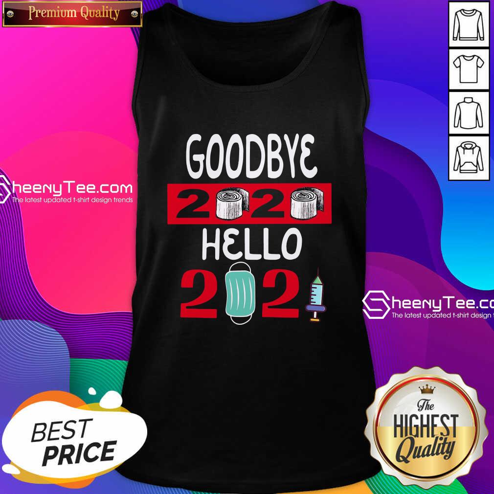 Awesome Goodbye 2020 Toilet Paper Hello 2021 Mask Vaccine Shirt
