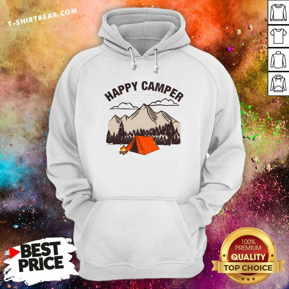 Awesome Happy Camper Mountain Shirt
