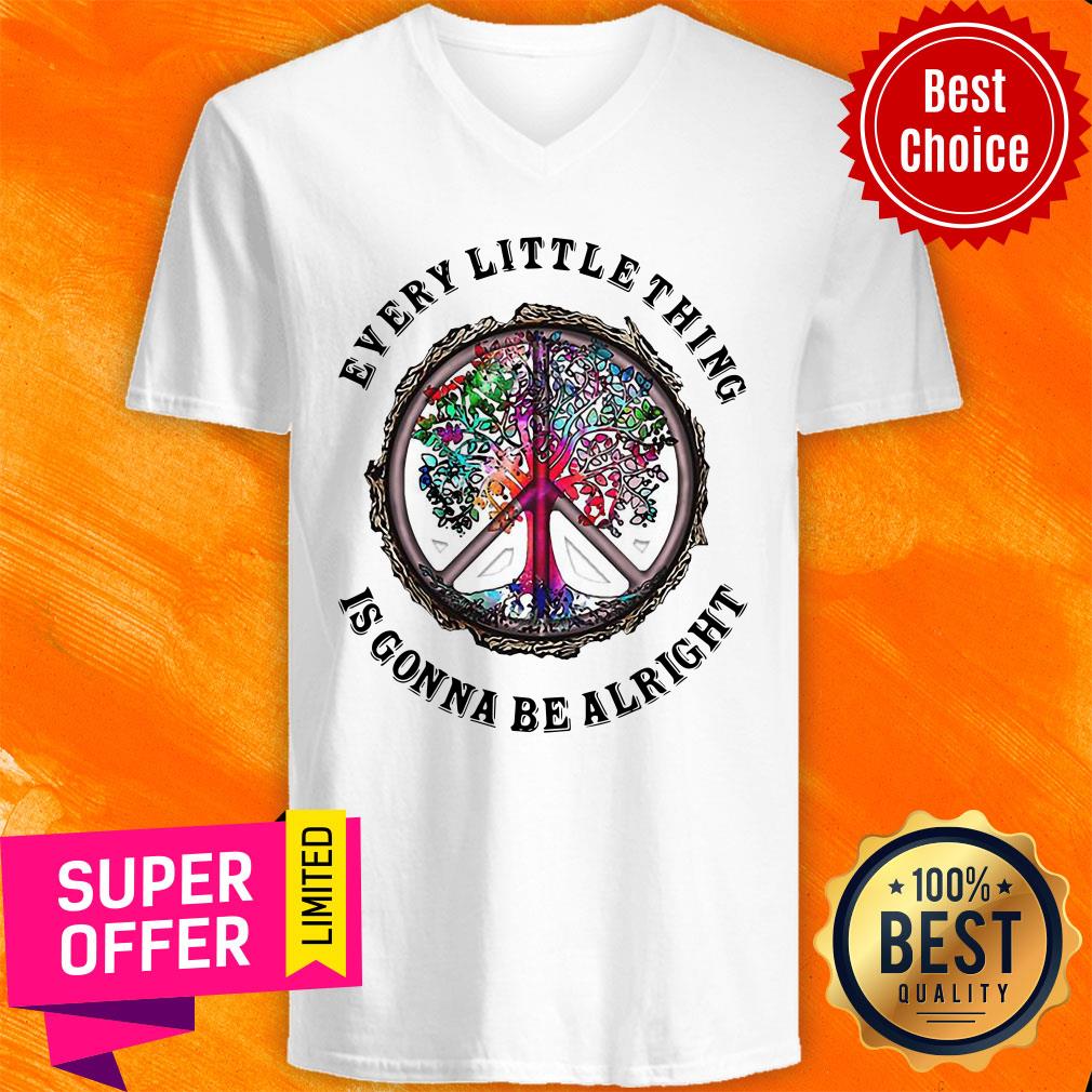 Awesome Hippie Every Little Things Is Gonna Be Alright Shirt