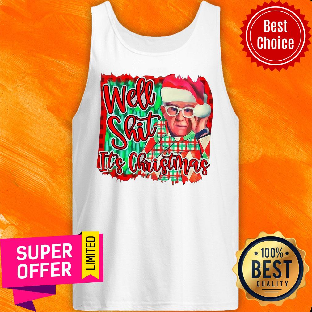Awesome Leslie Jordan Santa Well Shit It’s Christmas Shirt