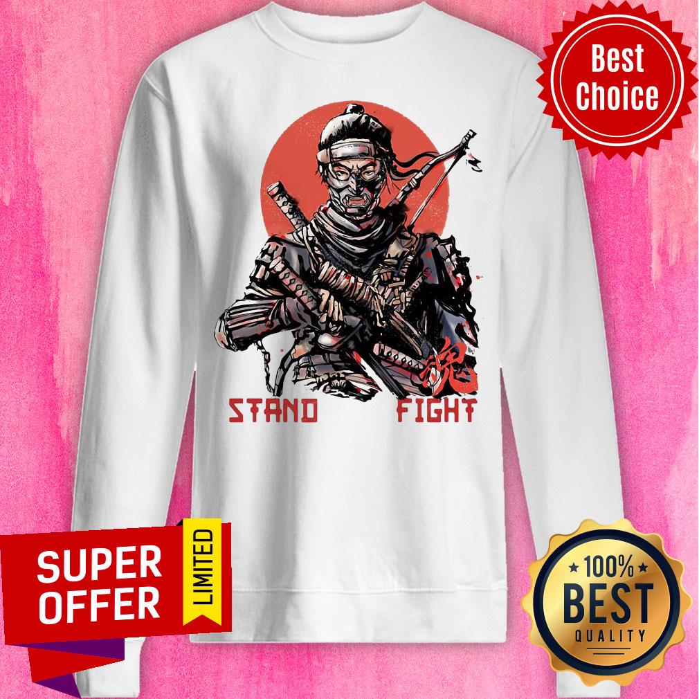 Awesome Ninja Stand And Fight Sunset Shirt