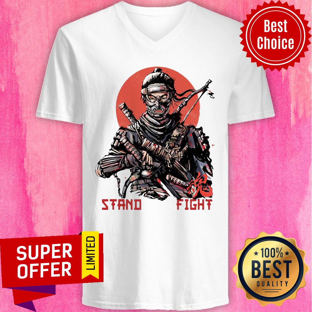 Awesome Ninja Stand And Fight Sunset Shirt