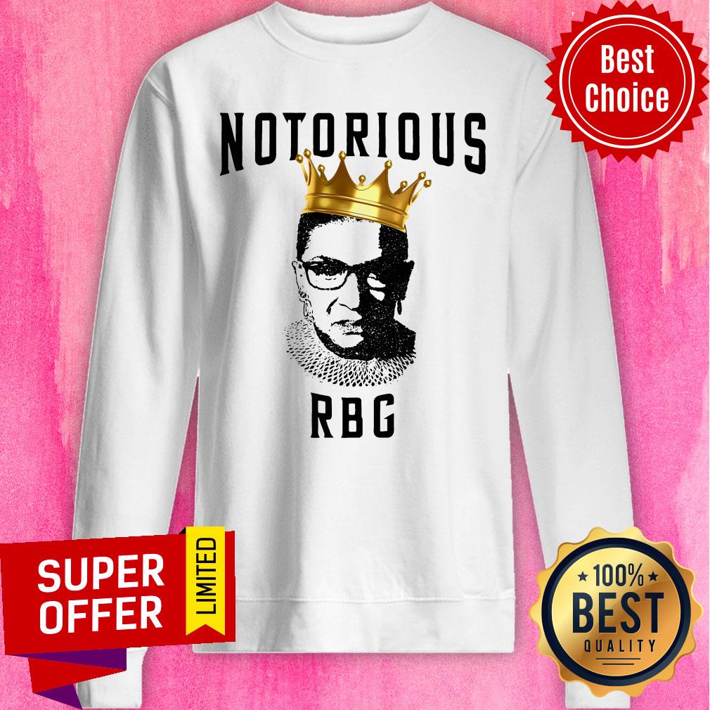 Awesome Ruth Bader Ginsburg Notorious RBG Crown Shirt