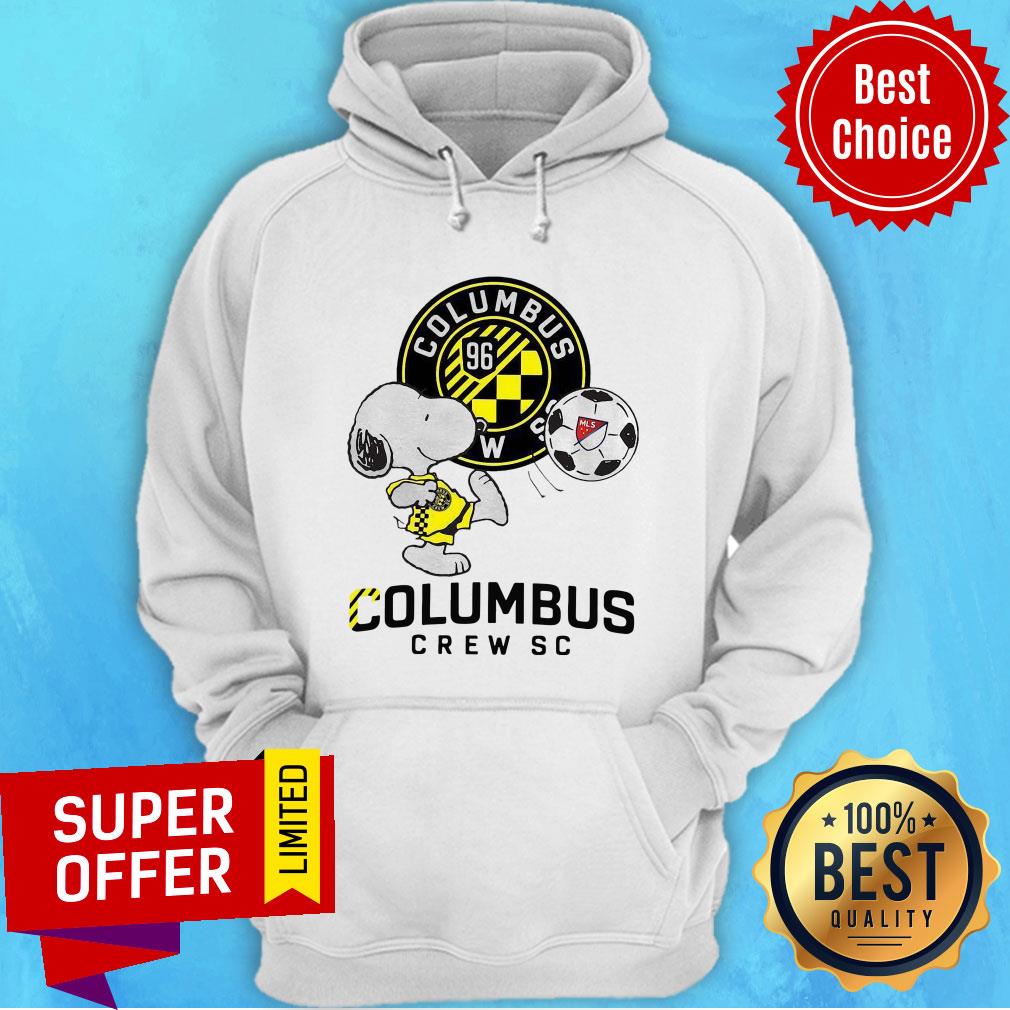 Awesome Snoopy Playing Soccer Columbus Crew Sc Shirt