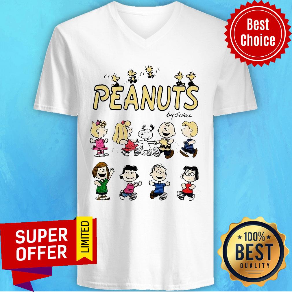 Awesome The Peanuts Character Snoopy And Friends Dancing Shirt