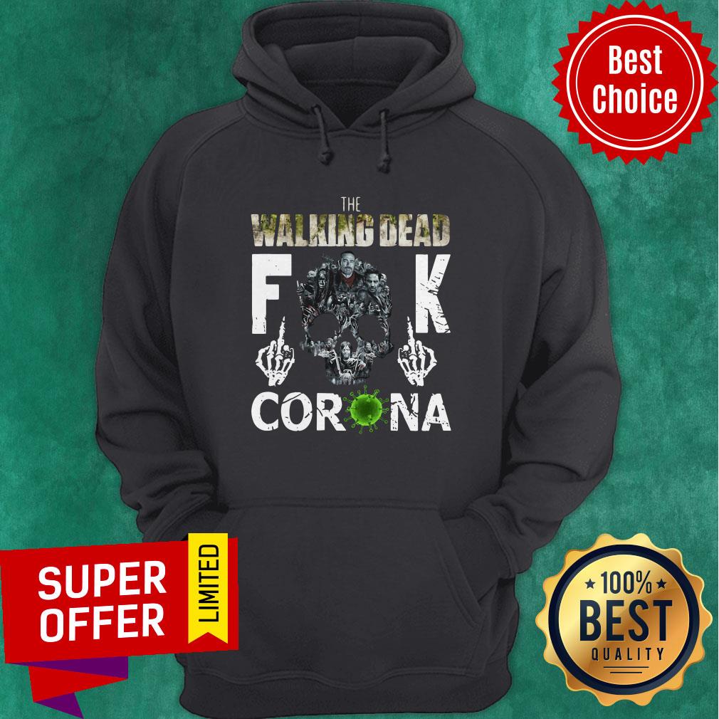 Awesome The Walking Dead Fuck Corona Skull Shirt