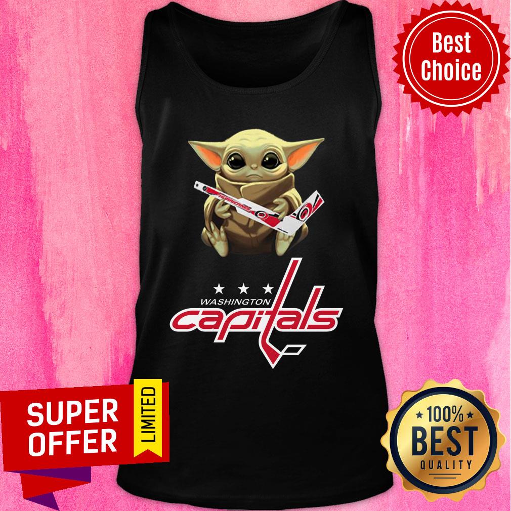 Baby Yoda Hug Washington Capitals Shirt