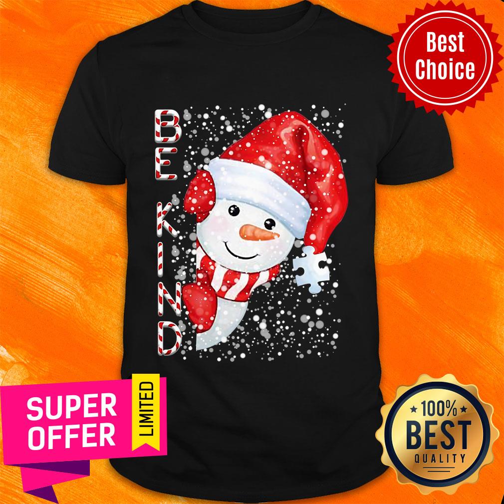 Be Kind Snowman Christmas Shirt