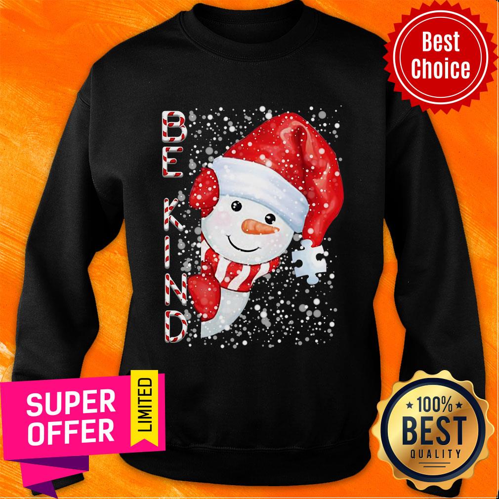 Be Kind Snowman Christmas Shirt