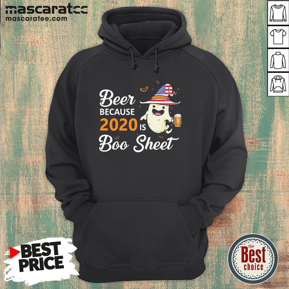 Beer Because 2020 Is Boo Sheet America Halloween Shirt