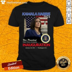 Premium 2021 Inauguration Day Kamala Harris Commemorative Souvenir Shirt