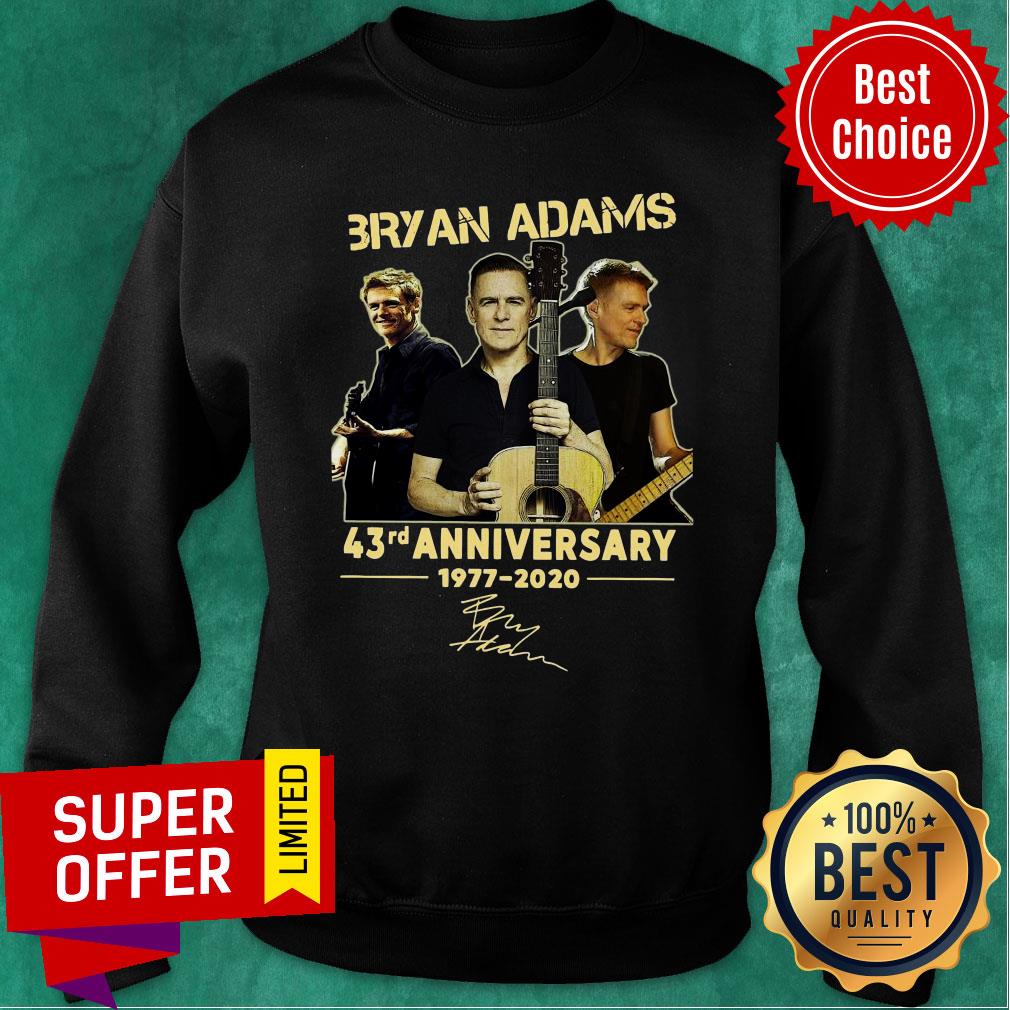Bryan Adams 43rd Anniversary 1977 2020 Signature Shirt