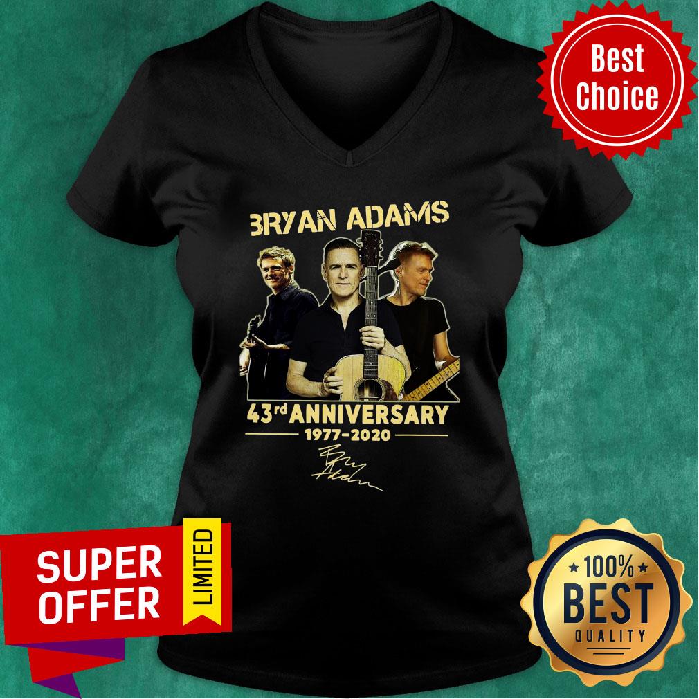 Bryan Adams 43rd Anniversary 1977 2020 Signature Shirt