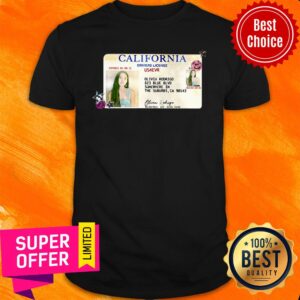 Funny California Drivers License US4EVR Shirt