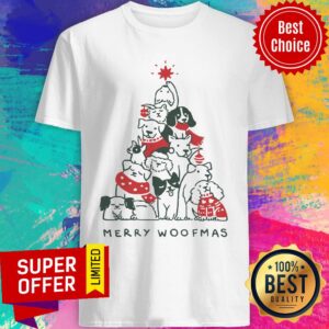 Dogs Tree Merry Woofmas Shirt