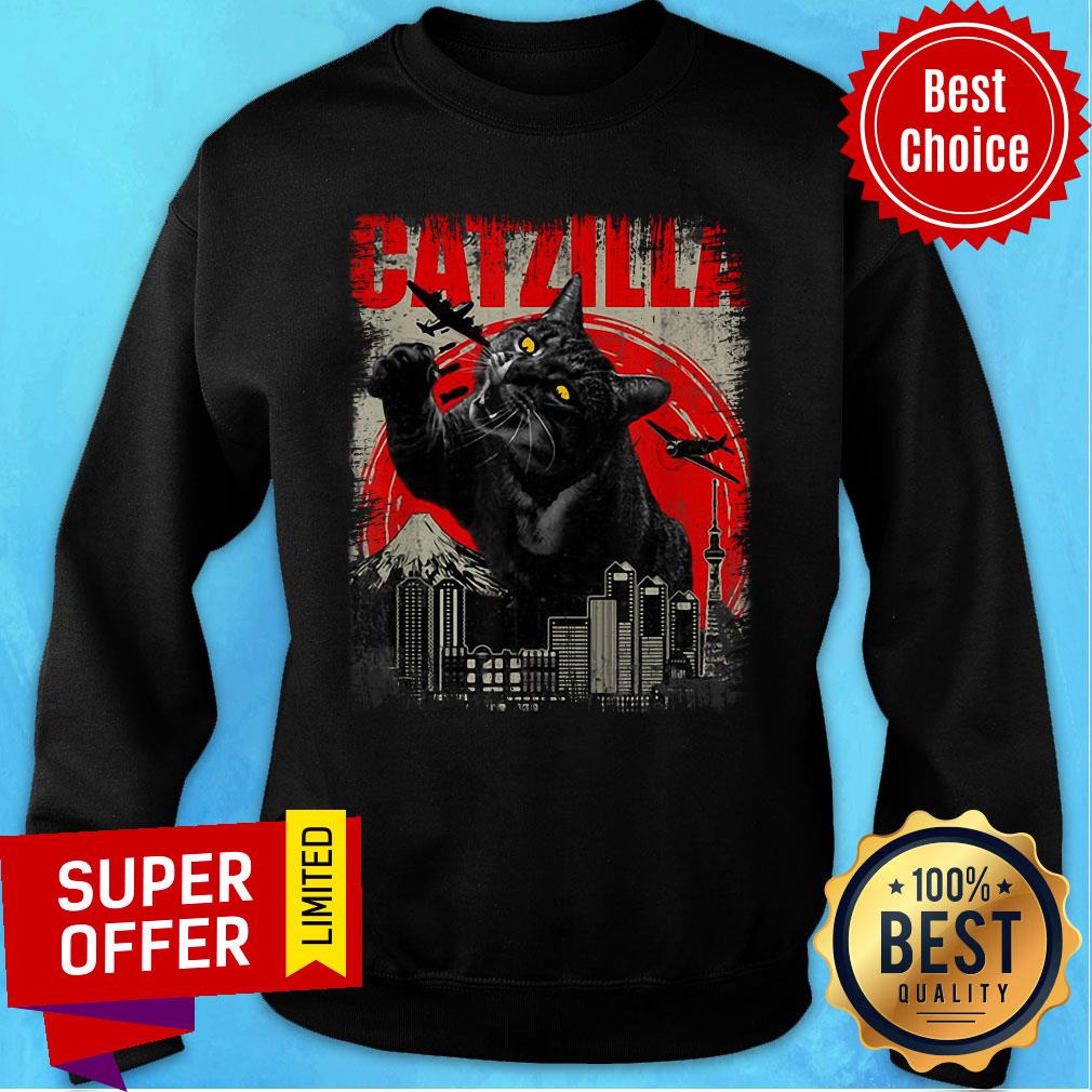 Catzilla Cat Lover Kitten Kitty Shirt
