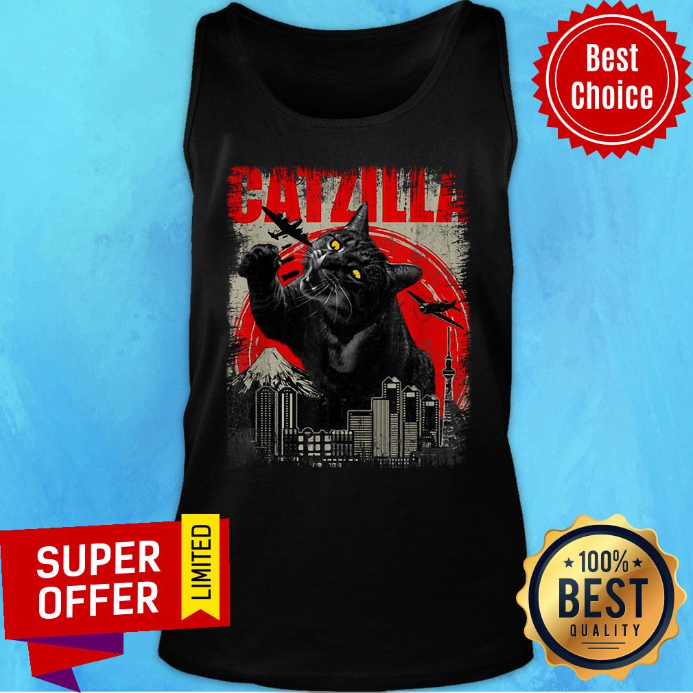 Catzilla Cat Lover Kitten Kitty Shirt