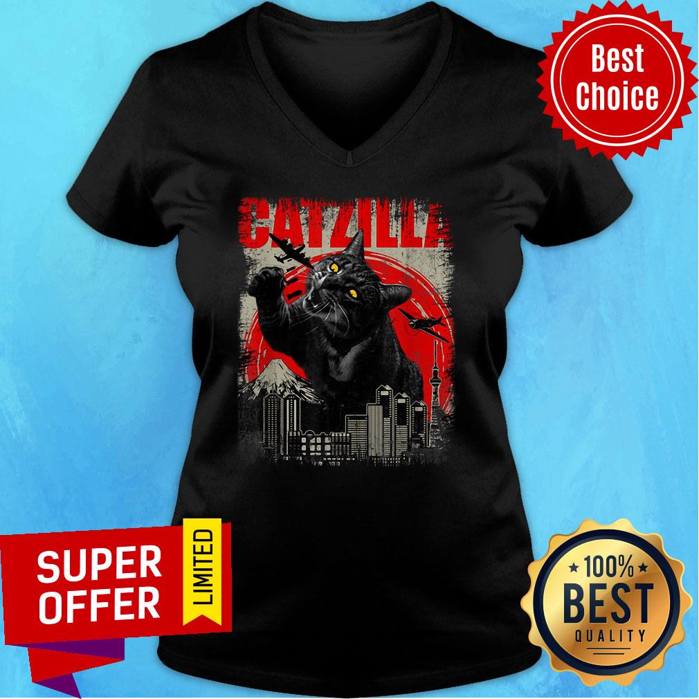 Catzilla Cat Lover Kitten Kitty Shirt