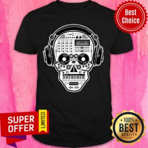DJ Sugar Skull Day Of The Dead Shirt