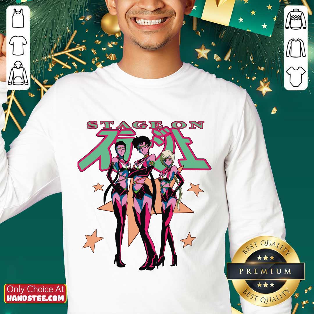 Confident Sailor Stars From Sailor Moon Stage On Shirt