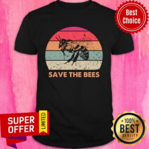 Save The Bees Vintage Retro Shirt
