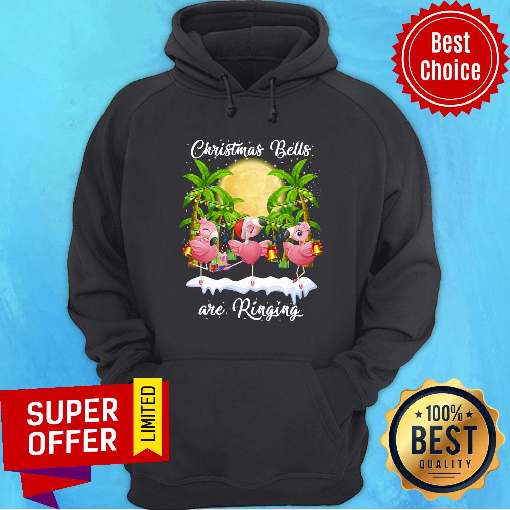 Flamingo Christmas Bells Are Ringing Shirt