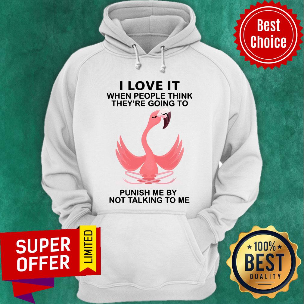 Flamingo I Love It When People Think Punish Me By Not Talking To Me Shirt
