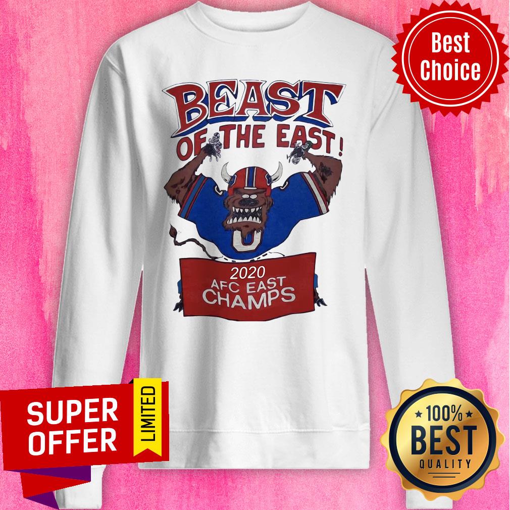 Funny Beast Of The East 2020 AFC East Champs Shirt