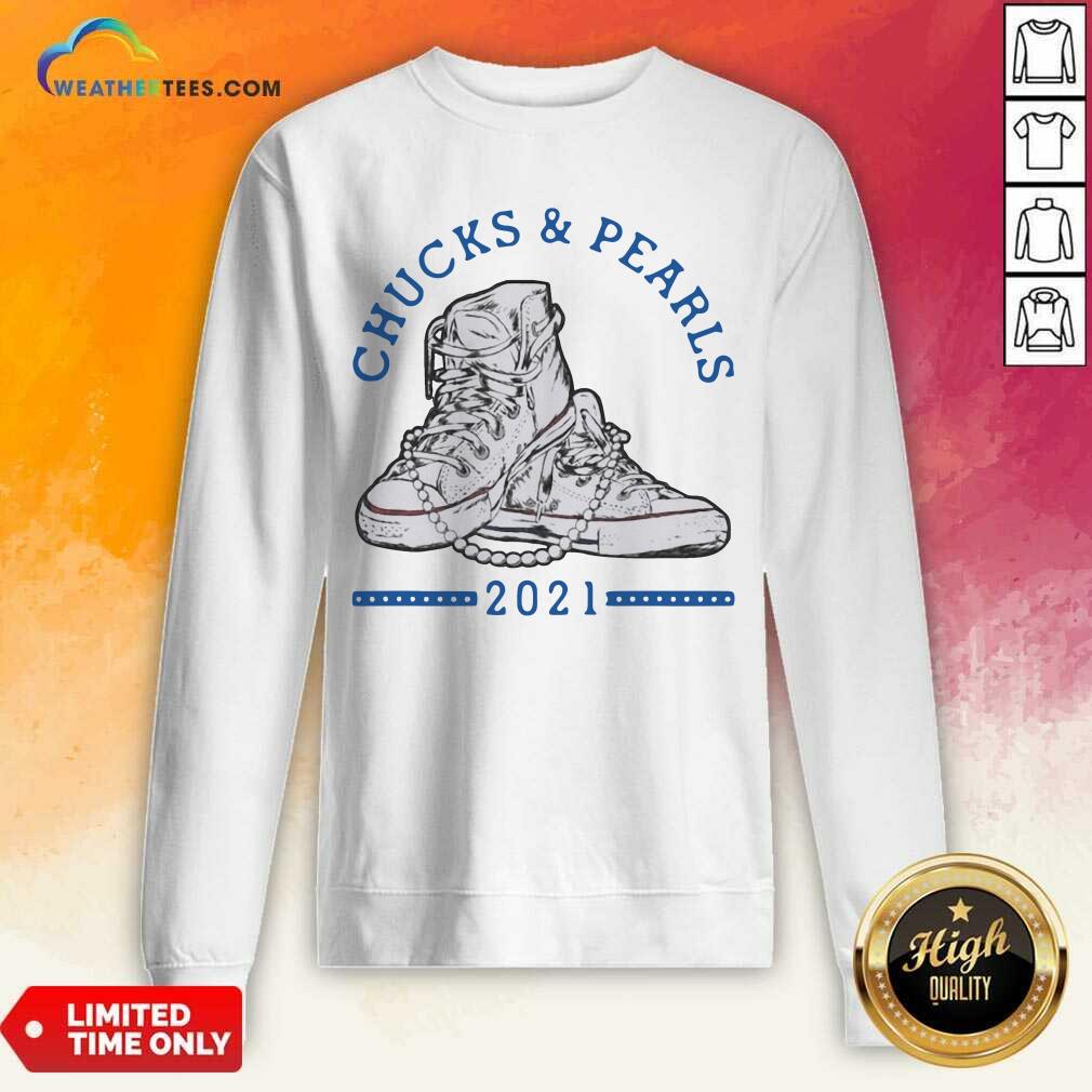 Funny Chucks And Pearls Shirt Matching Mom Daughter Shirt