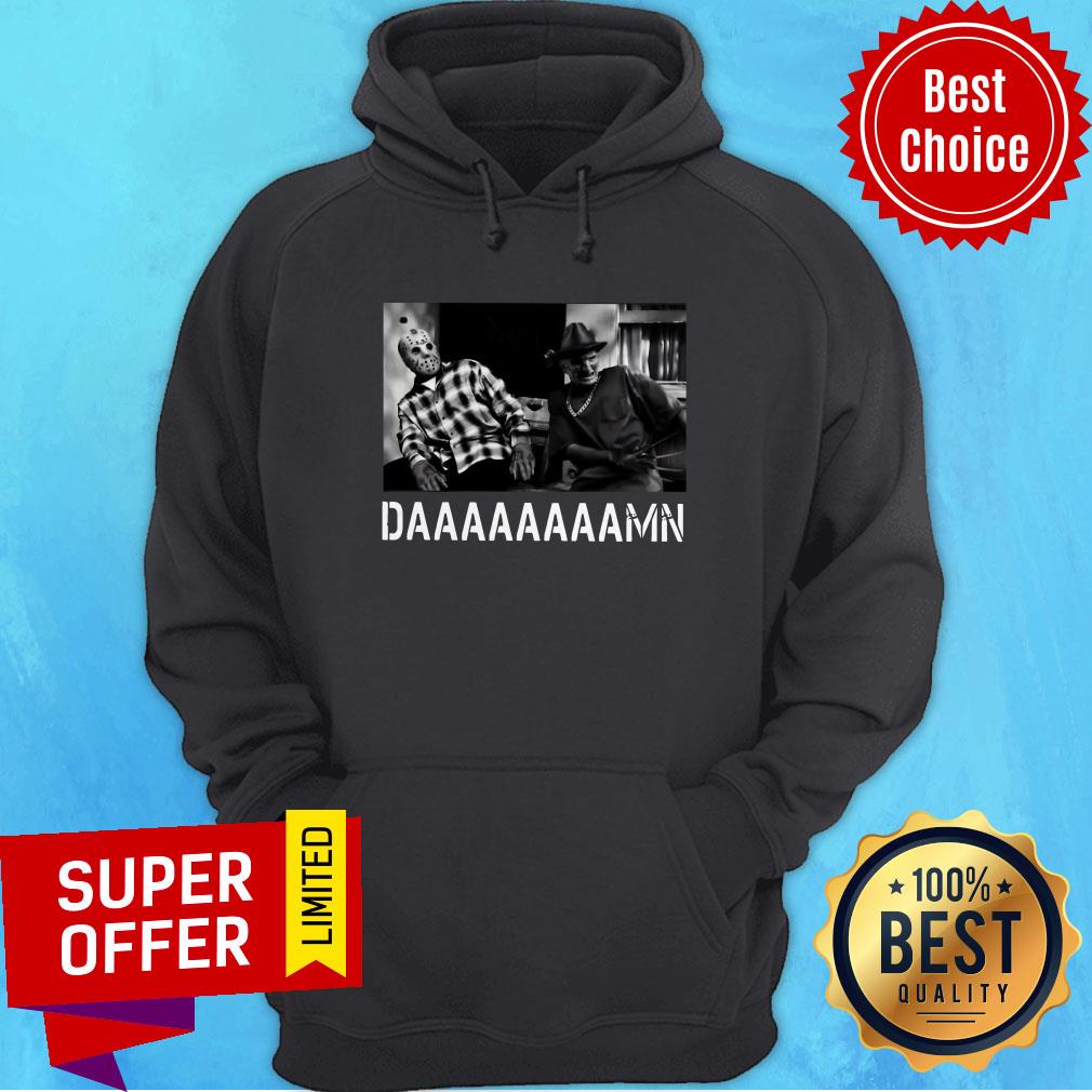 Funny Jason Voorhees And Freddy Krueger Daaaaaaaamn Shirt