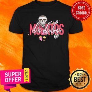 Dia De Los Muertos Skull Flower Shirt