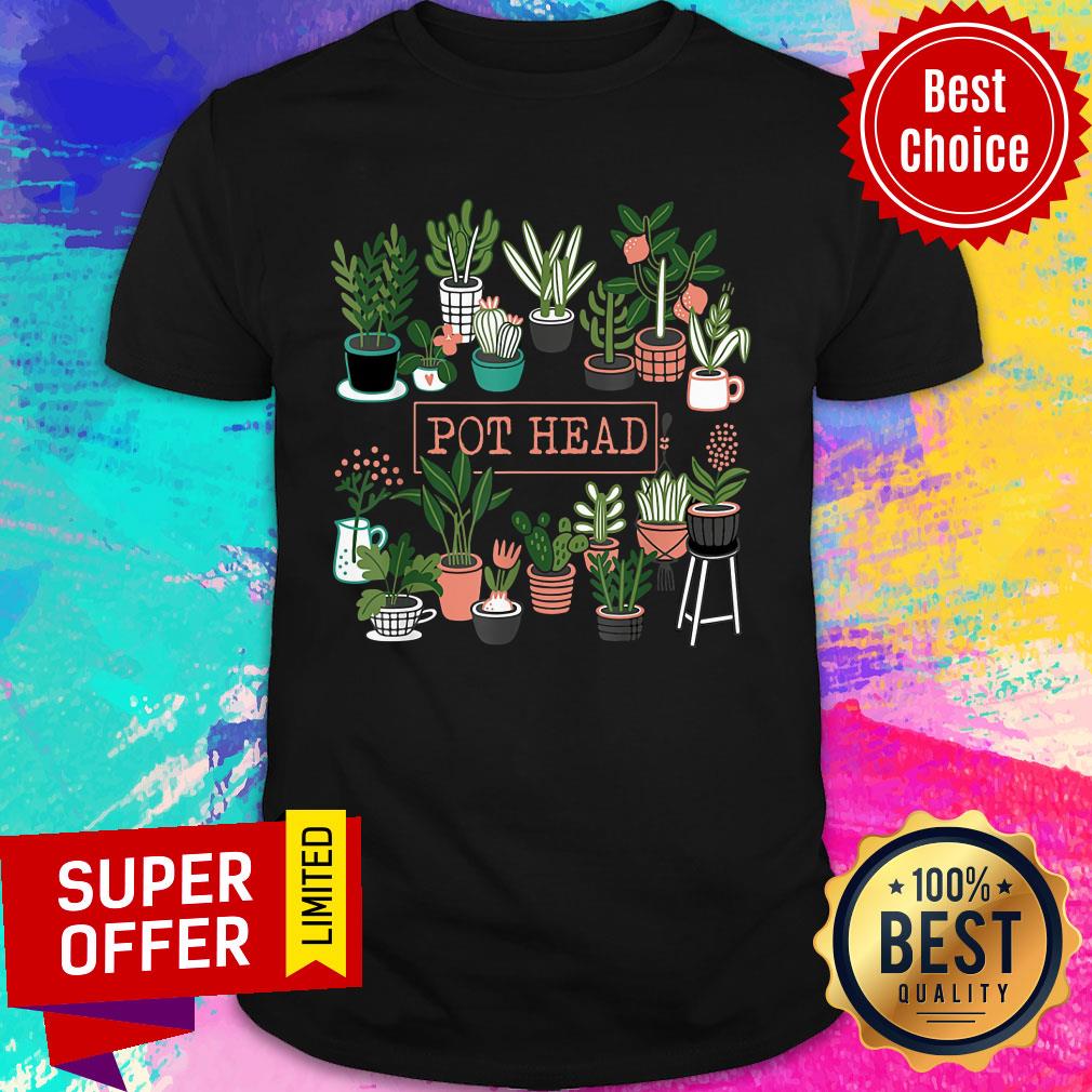 Gardener Catus Pot Head Shirt