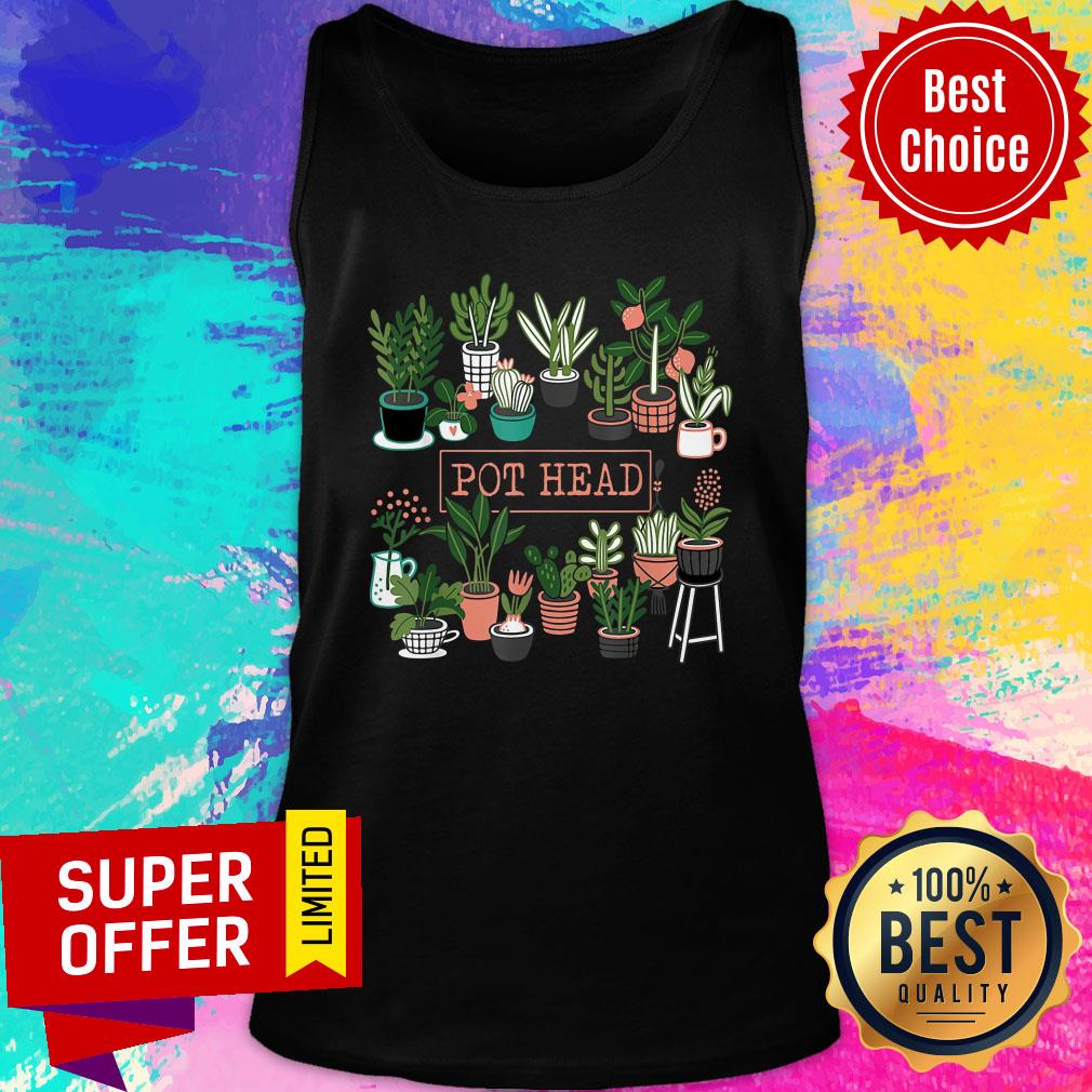 Gardener Catus Pot Head Shirt