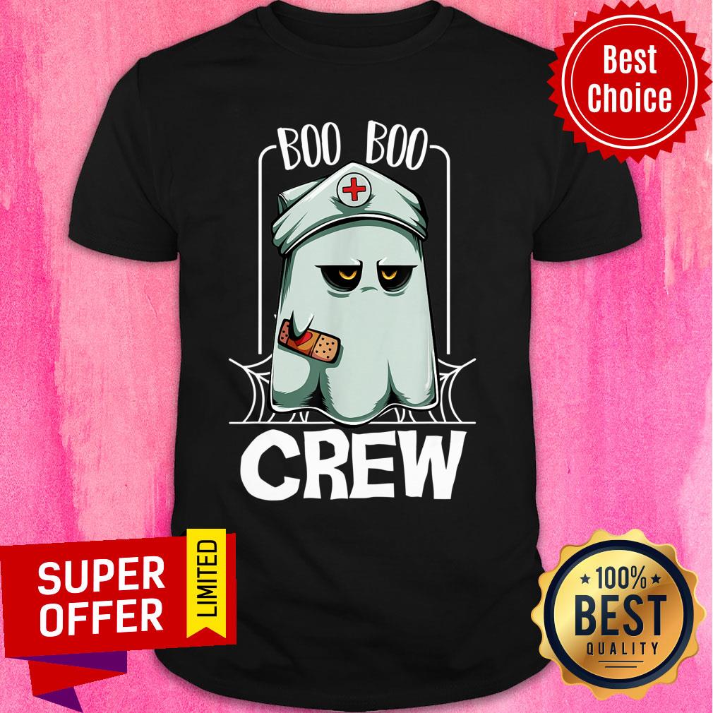 Ghost Nurse Boo Boo Crew Halloween Shirt