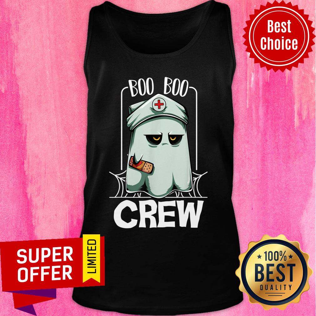 Ghost Nurse Boo Boo Crew Halloween Shirt