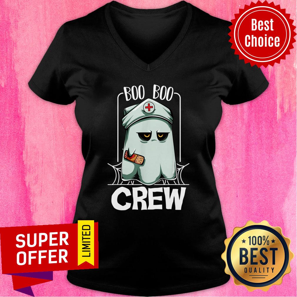Ghost Nurse Boo Boo Crew Halloween Shirt