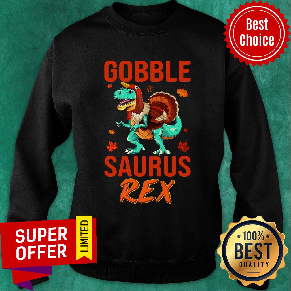 Gobble Saurus Rex Turkey Shirt