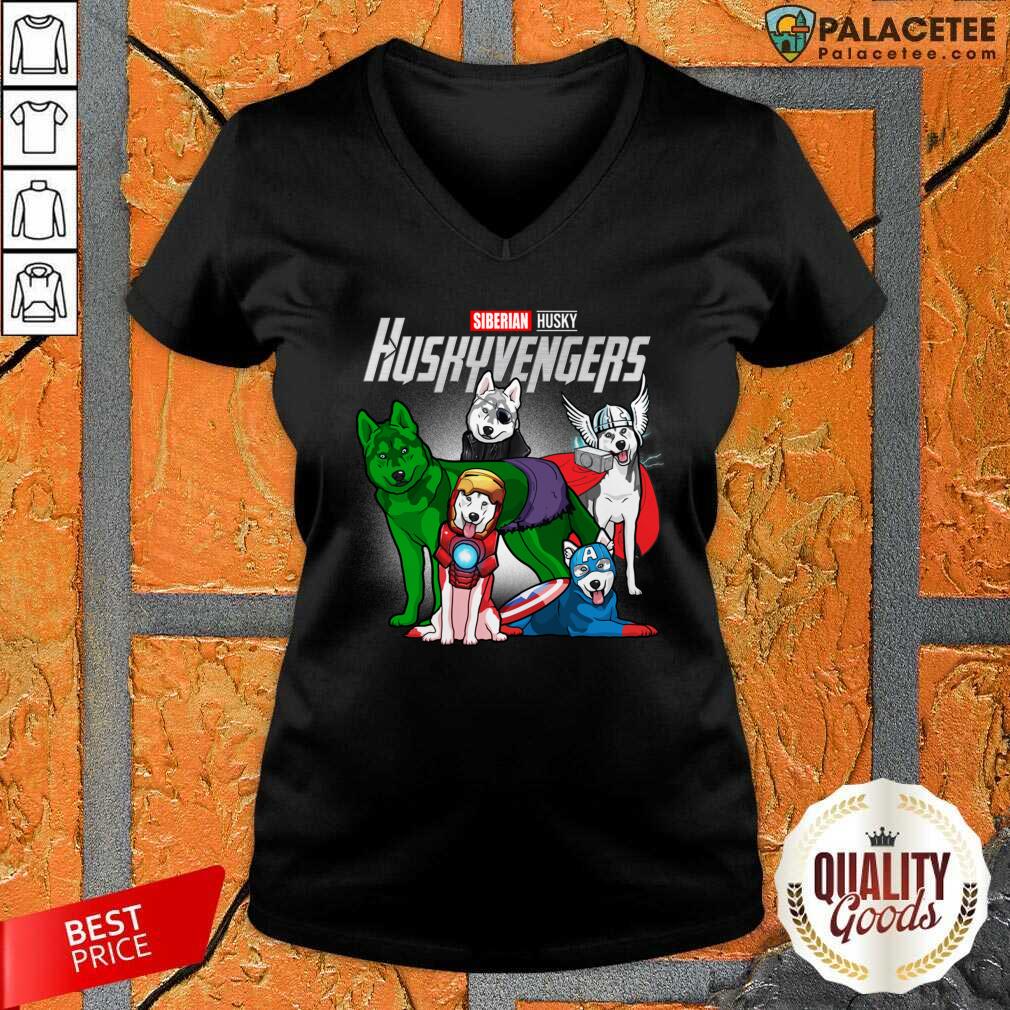 Good Siberian Husky Marvel Avengers Huskyvengers Shirt