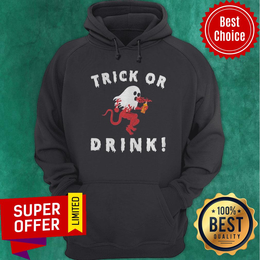 Grateful Ghost Trick Or Drink Halloween Shirt