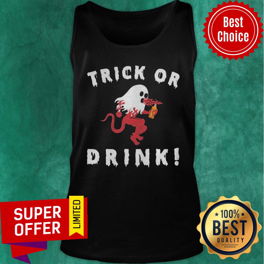 Grateful Ghost Trick Or Drink Halloween Shirt