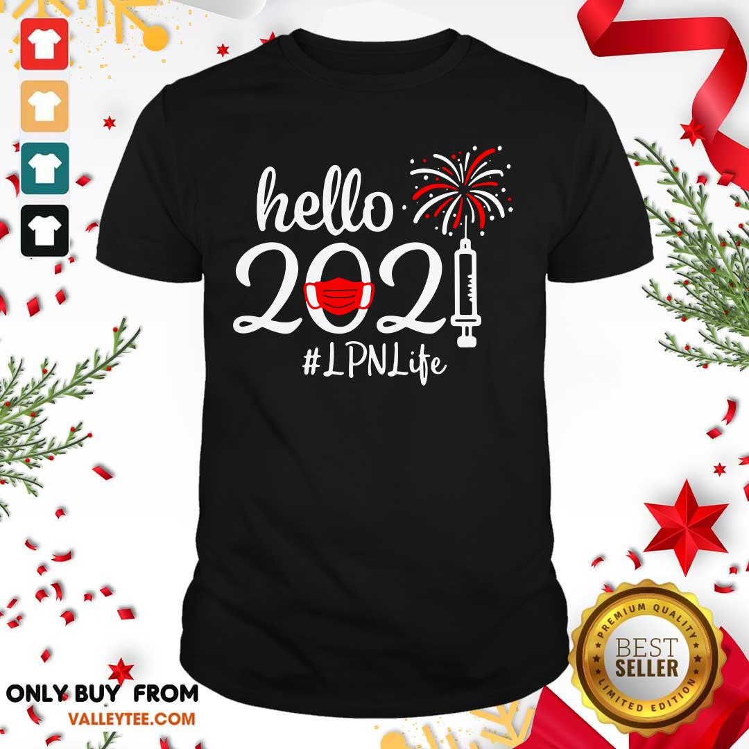 Great Hello 2021 LPN Life Face Mask Christmas Shirt
