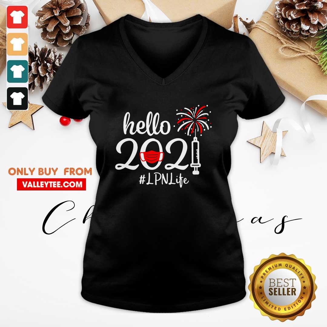Great Hello 2021 LPN Life Face Mask Christmas Shirt