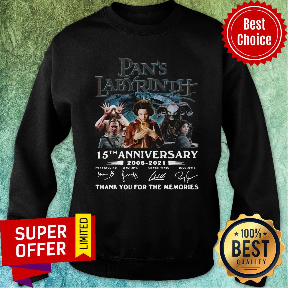 Great Labyrinth 15th Anniversary Thank You For The Memories Signatures Shirt