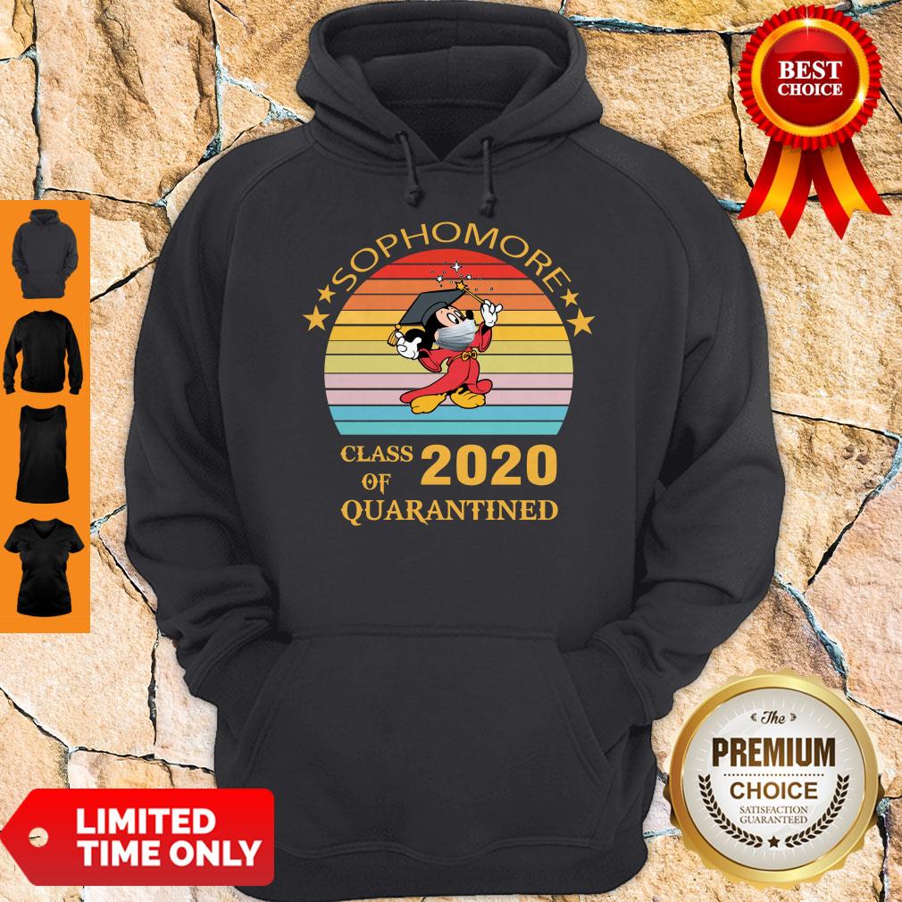 Premium Mickey Mouse Sophomore Class Of 2020 Quarantined Vintage Shirt